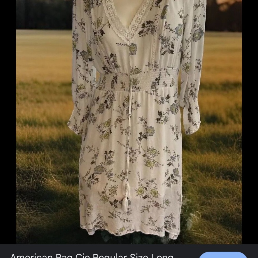 NWOT Floral Detail-Trim Dress